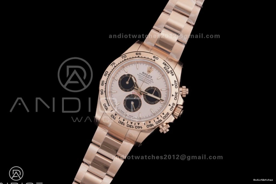 Best Edition Sub-dial VSF 1:1 DD Dial Gain Sophisticated Oyster RG Black Weight Bracelet On 786 Daytona 126505 1226